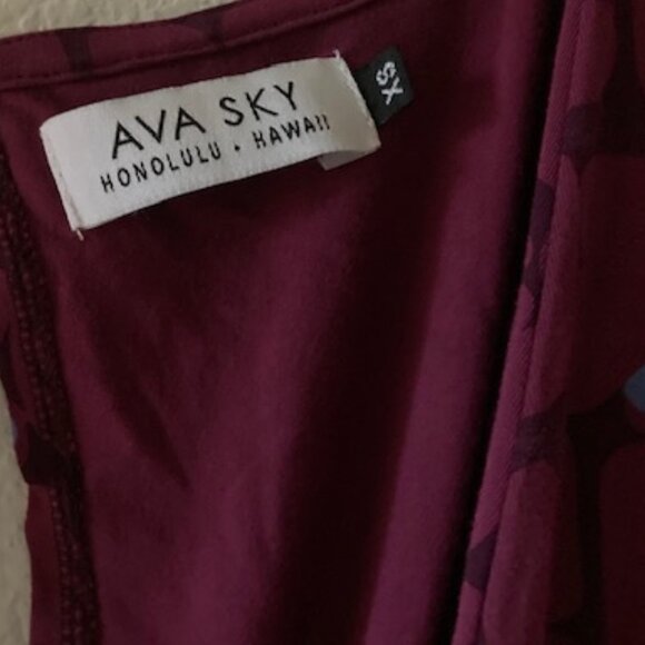 AVA SKY HAWAII Romper Kiwi Jersey Berry Hokkaido Stone Pocket Sweet Very Nice XS - Picture 7 of 15